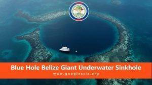 Blue Hole Belize Giant Underwater Sinkhole