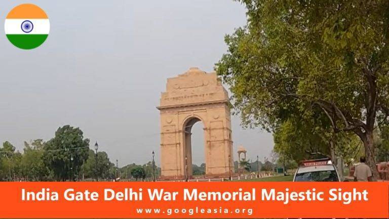 India Gate Delhi War Memorial Majestic Sight